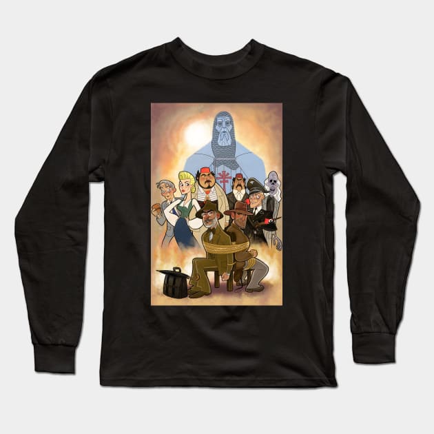 Indiana Jones Long Sleeve T-Shirt by Art of Stephen Silver